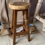 Suar Wood Bar Stool JS-BCH 004 - Image 2