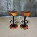 Suar Wood Bar Stool JS-BCH 005
