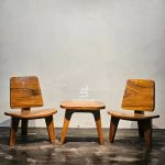 Suar Wood Terrace Furniture Set JS-SFR 006